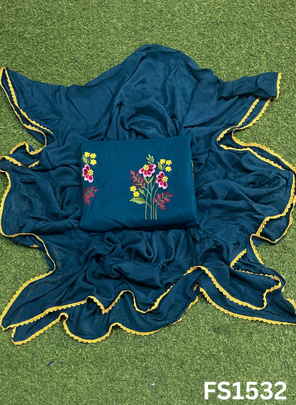 FS1532 |  Pashmina Suite | Pashmina | Regular  Wear | Casual Wear | Winter Wear | Festival|FS1532