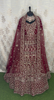 FL1041 | Bridal Lehenga | Velevt | Hand Embroidery | Wedding Day | Designer Bridal Lehenga |