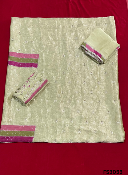 FS3055 | Brocade Suit | Party Wear | Wedding | Ring Ceremony | Festival | Bridal