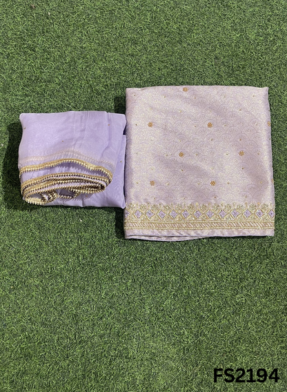 FS2194 | PISTA | Brocade  Suit | Party Wear | Wedding | Ring Ceremony | Festival | Bridal