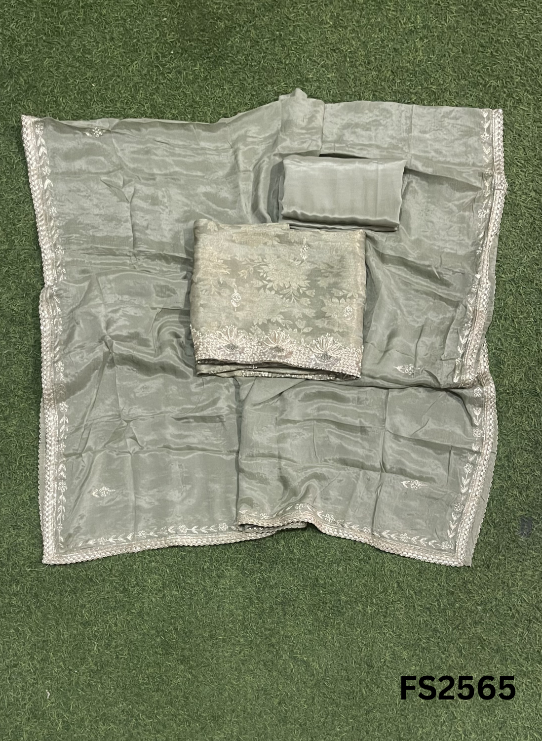 FS2565 | LIGHT PISTA | Brocade Suit | Party Wear | Wedding | Ring Ceremony | Festival |