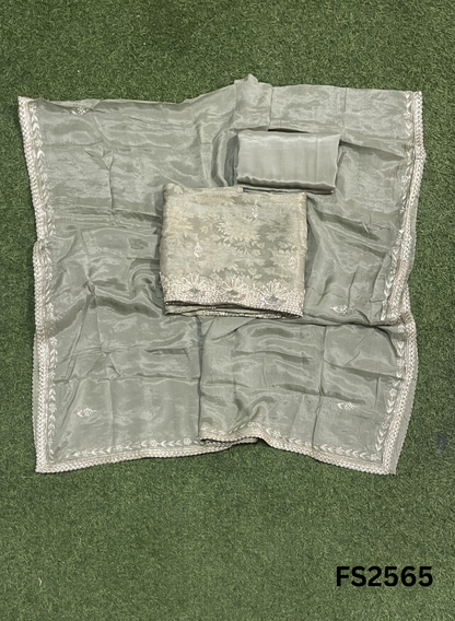 FS2565 | LIGHT PISTA | Brocade Suit | Party Wear | Wedding | Ring Ceremony | Festival |