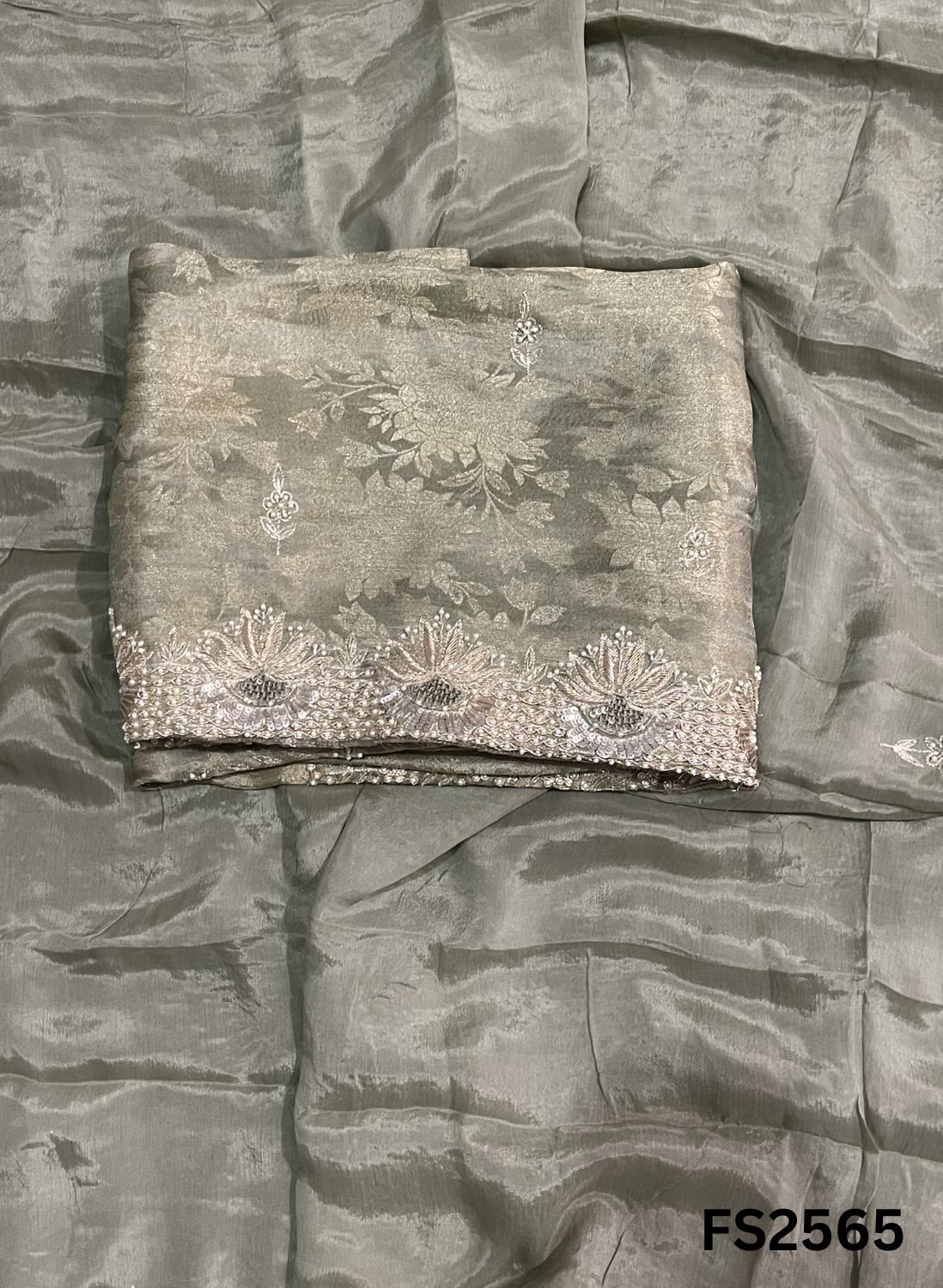 FS2565 | LIGHT PISTA | Brocade Suit | Party Wear | Wedding | Ring Ceremony | Festival |