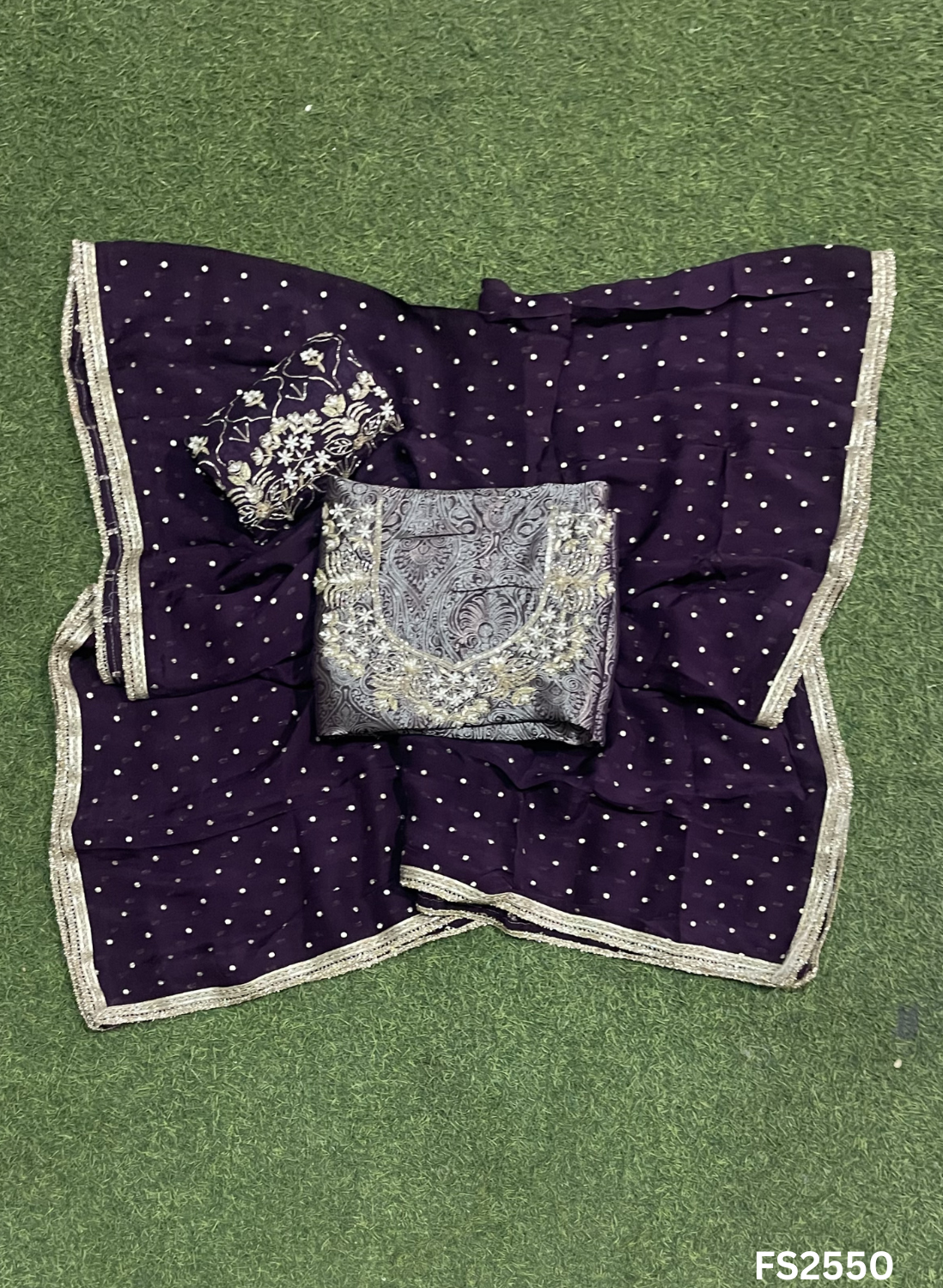 FS2555 | Wine | Brocade Suit | Party Wear | Wedding | Ring Ceremony | Festival | Bridal