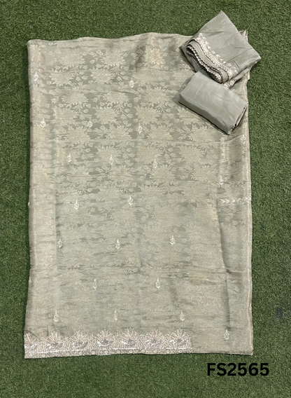FS2565 | LIGHT PISTA | Brocade Suit | Party Wear | Wedding | Ring Ceremony | Festival |