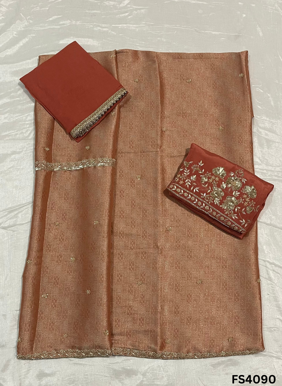 FS4090 | Brocode Silk Suit | Party Wear | Ring Ceremony | Festival  Suit | Jaggo Wear |