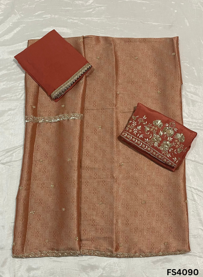 FS4090 | Brocode Silk Suit | Party Wear | Ring Ceremony | Festival  Suit | Jaggo Wear |