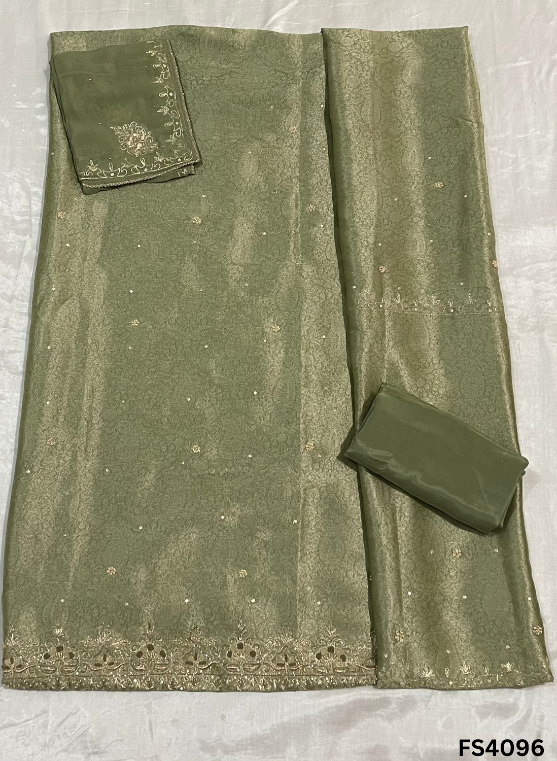 FS4096 Brocode Silk Suit | Party Wear | Ring Ceremony | Festival |