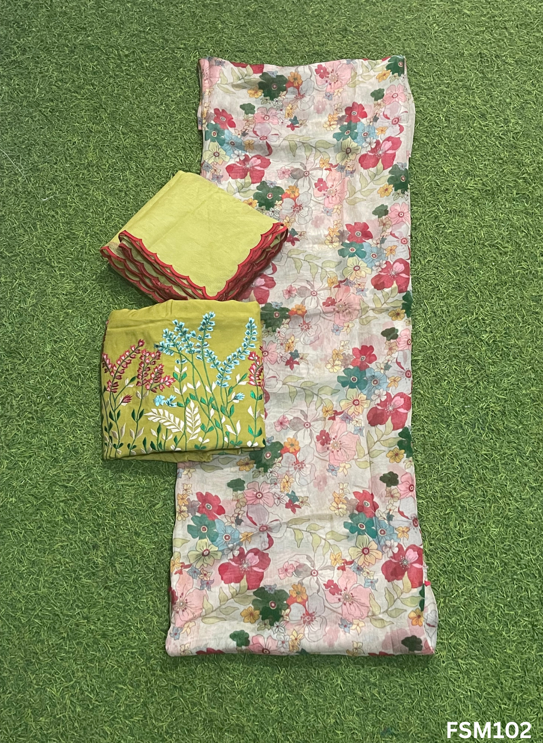 FSM102 |  Burberry print Suit | Casual wear | Summer Suits | Regular wear