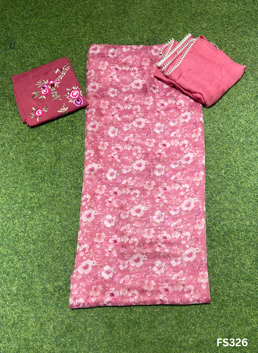 FS326 | Dark Onion | Burberry print Suit | Casual wear | Summer Suits | Regular wear |