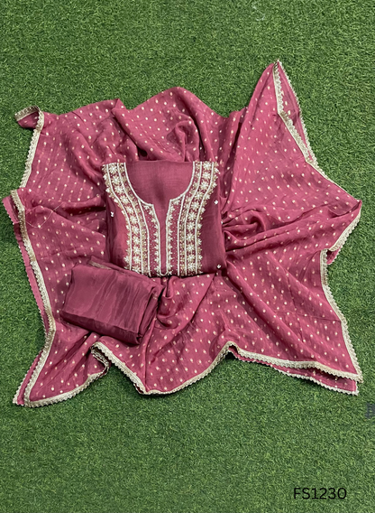 FS1230  | Onion | Burberry Suit | Party Wear | Wedding | Jaggo | Ring Ceremony | Festival