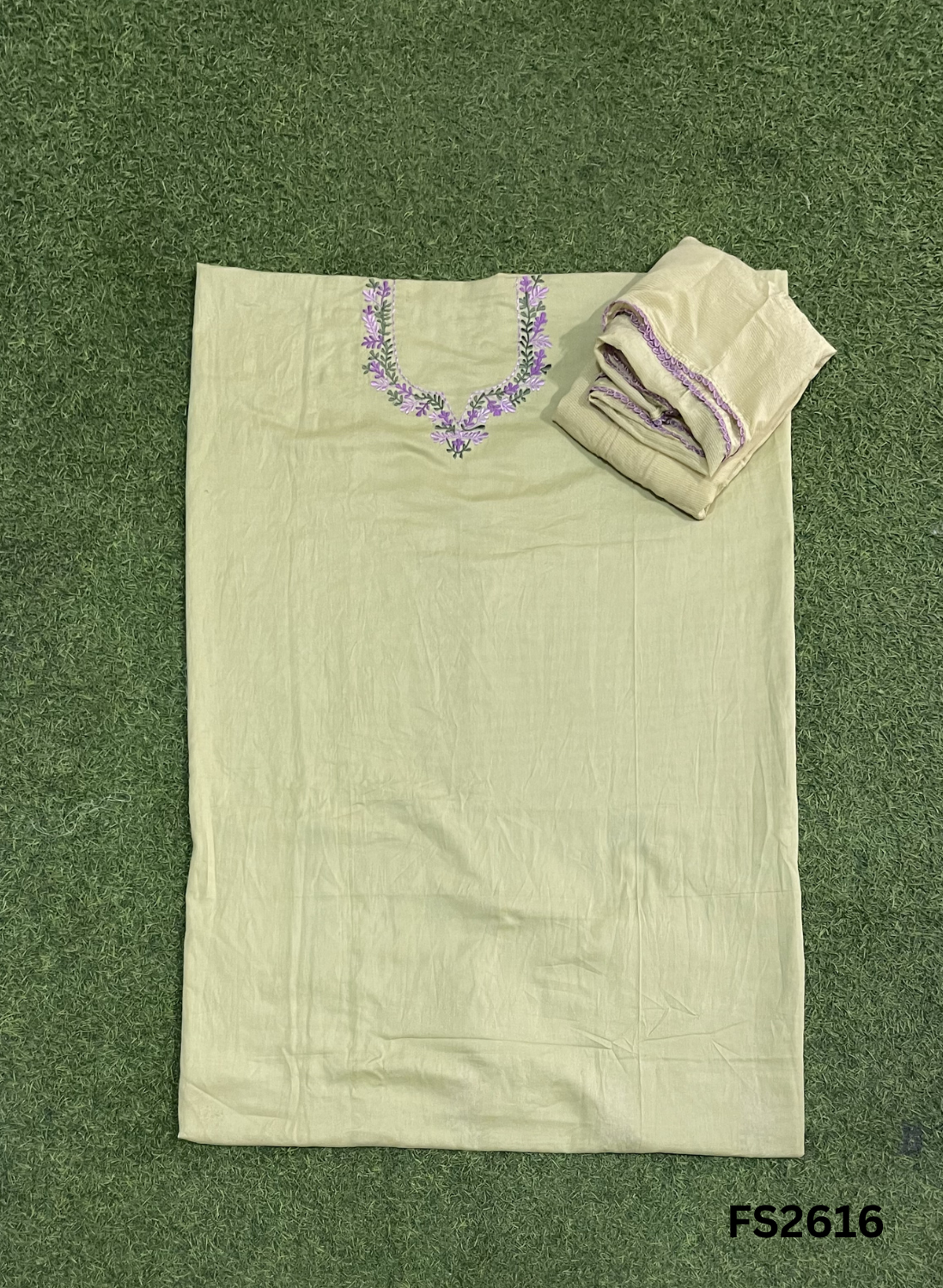 FS2616 | PISTA | Muslin Suit | Party Wear | Wedding | Jaggo | Ring Ceremony | Festival |