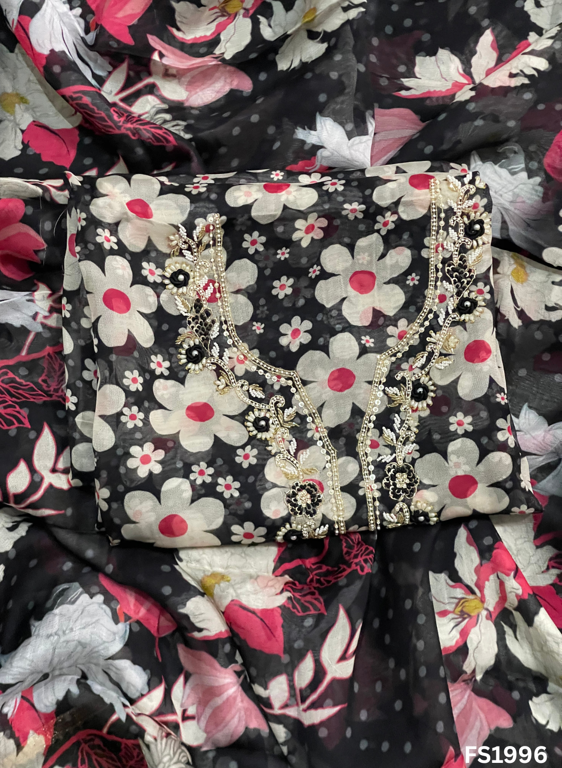 FS1996 | Black | Burberry Suit | Party Wear | Wedding | Jaggo | Ring Ceremony | Festival |