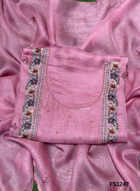 FS1247 | Baby-Pink | Burberry Suit | Party Wear | Wedding | Jaggo | Ring Ceremony | Festival |