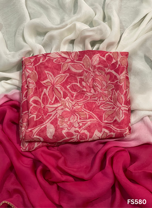 FS580 | Pink | Burberry print Suit | Casual wear | Summer Suits | Regular wear