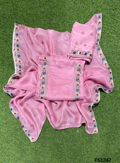 FS1247 | Baby-Pink | Burberry Suit | Party Wear | Wedding | Jaggo | Ring Ceremony | Festival |