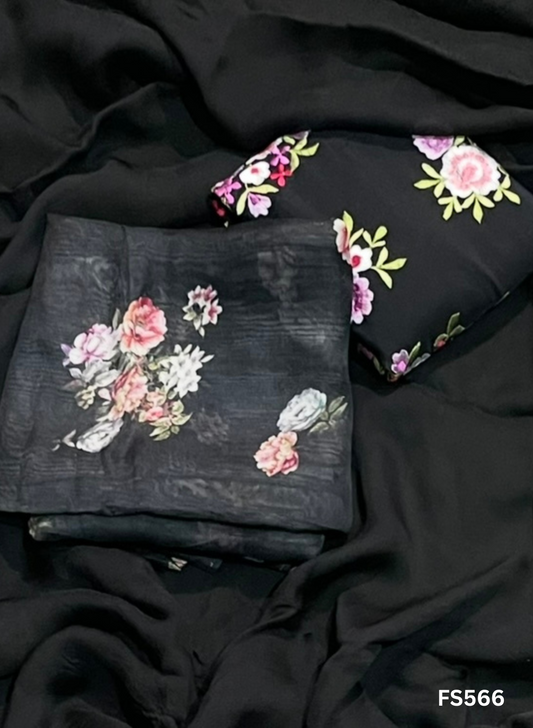 FS566 | Black |  Burberry print Suit | Casual wear | Summer Suits | Regular wear