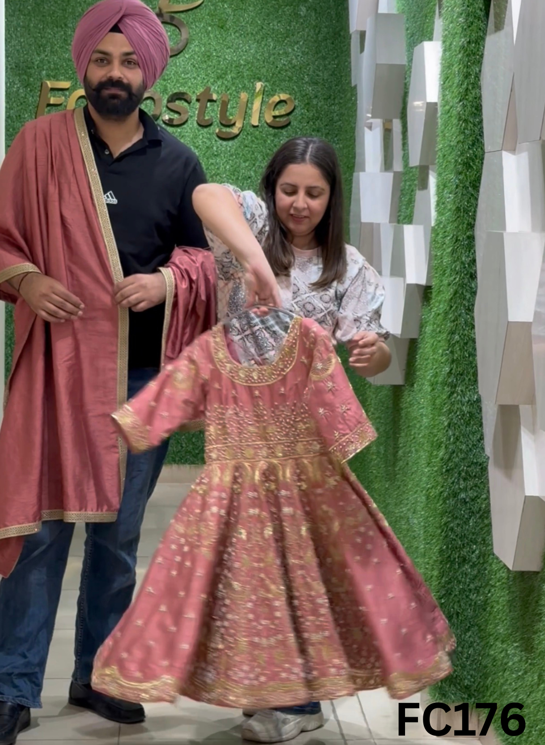FC176  |  Made To Order (20-25 Days  ) |  Raw Silk Anarkali  Lehenga   |  Onion   | Party Wear | Wedding | Festival | Celebrity | Ring Ceremony