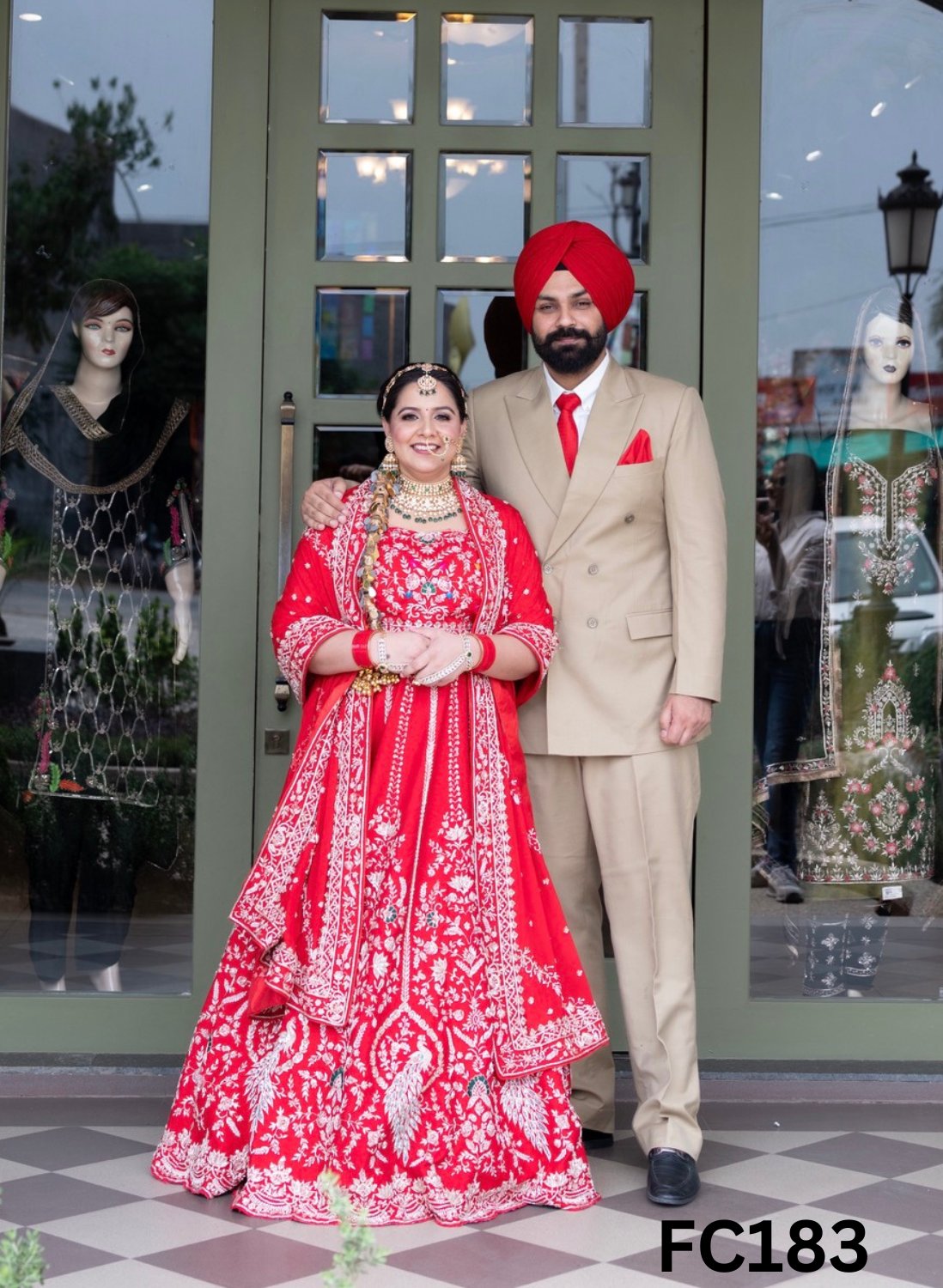 FC183 |  Made To Order (20-25 Days  ) |  Raw Silk  Lehenga |  Red | Party Wear | Wedding | Festival | Celebrity | Ring Ceremony