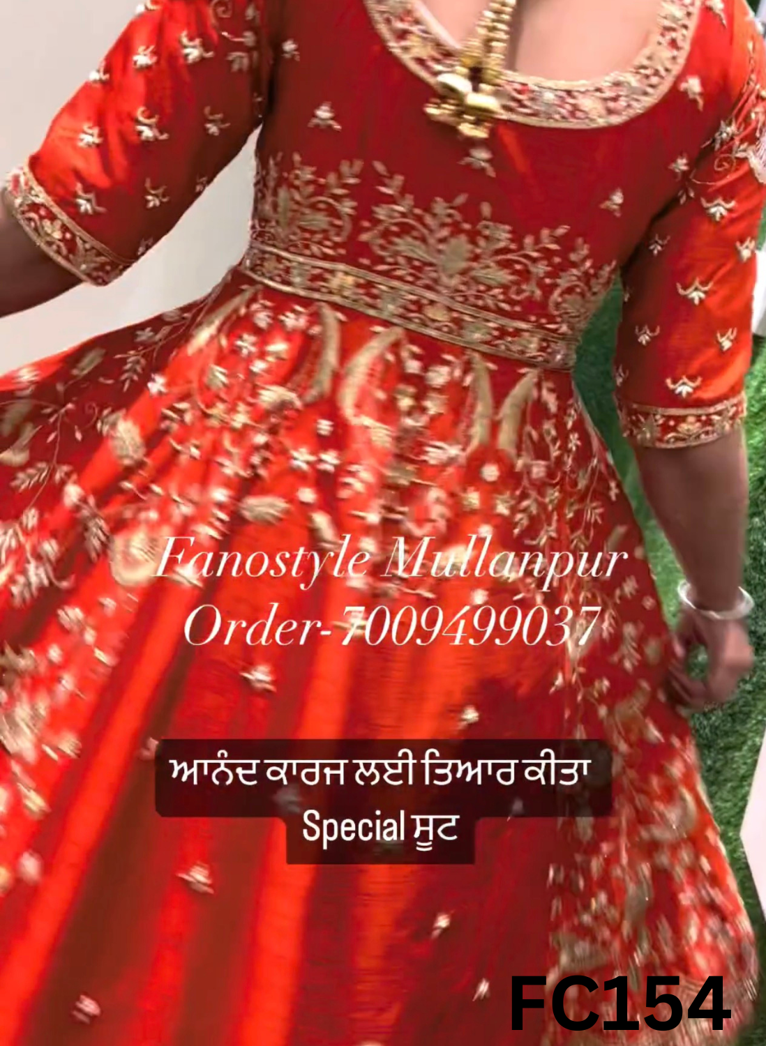FC154 |  Made To Order (20-25 Days  ) | Raw  Silk Suit | Red Suit | Bridal Suit | Party Wear | Wedding | Festival | Celebrity | Ring Ceremony