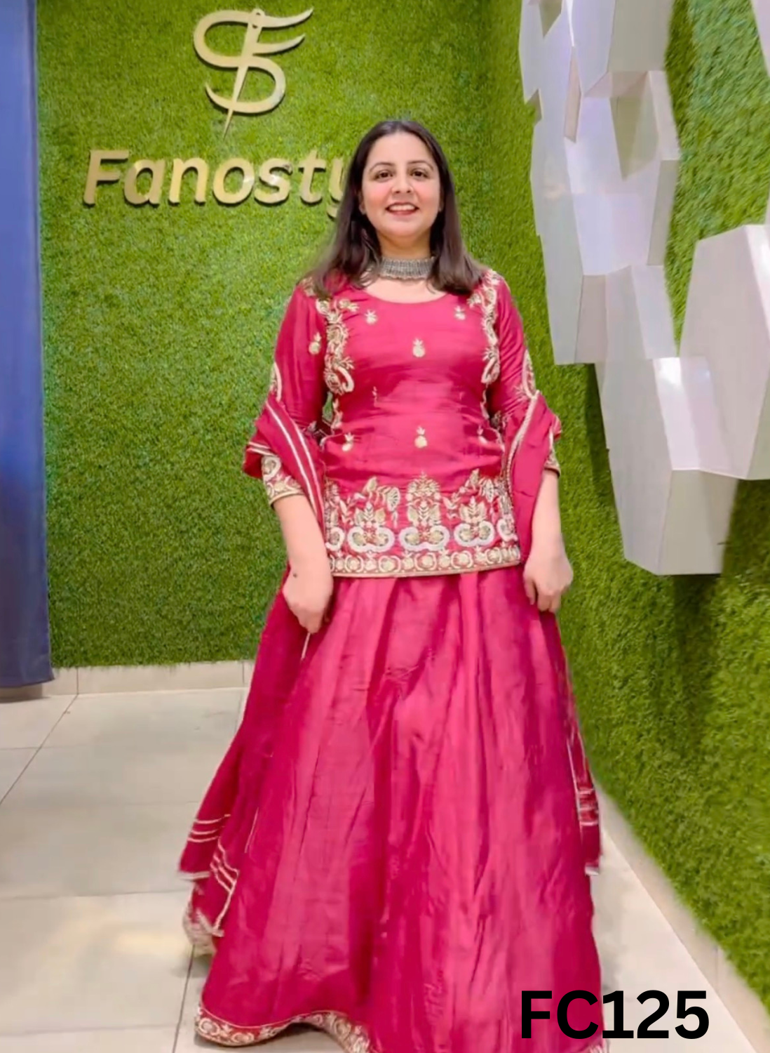 FC125  |  Made To Order (20-25 Days  ) |  Raw Silk  Suit  |  Pink   | Party Wear | Wedding | Festival | Celebrity | Ring Ceremony