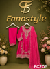 FC205 | Category - Crafted On Order | Raw Silk Suit | Pink | Party Wear | Wedding | Festival | Celebrity | Ring Ceremony