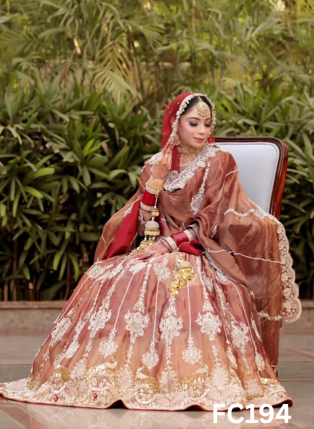 FC194   |  Made To Order (30-45Days  ) |  Shimmer Lehenga |Bridal |  Party Wear | Wedding | Festival | Celebrity | Ring Ceremony