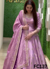 FC137 |  Made To Order (20-25 Days  ) | Shimmer  |  Onion Shade   | Party Wear | Wedding | Festival | Celebrity | Ring Ceremony
