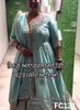 FC131 |  Made To Order (20-25 Days  ) |  Silk Anarkali Lehenga Suit  |  Sky Blue  | Party Wear | Wedding | Festival | Celebrity | Ring Ceremony