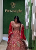 FC167  |  Made To Order (35-45 Days  ) | Silk  Lehenga |  Red |  Bridal Lehenga  | Party Wear | Wedding | Festival | Celebrity | Ring Ceremony