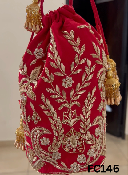 FC146  |  Made To Order (20-25 Days  ) | Silk  Lehenga |  Red |  Bridal Lehenga  | Party Wear | Wedding | Festival | Celebrity | Ring Ceremony