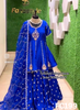 FC199 |  Made To Order (35-45 Days  ) |  Silk  Forak Lehenga |  Royal Blue | Party Wear | Wedding | Festival | Celebrity | Ring Ceremony
