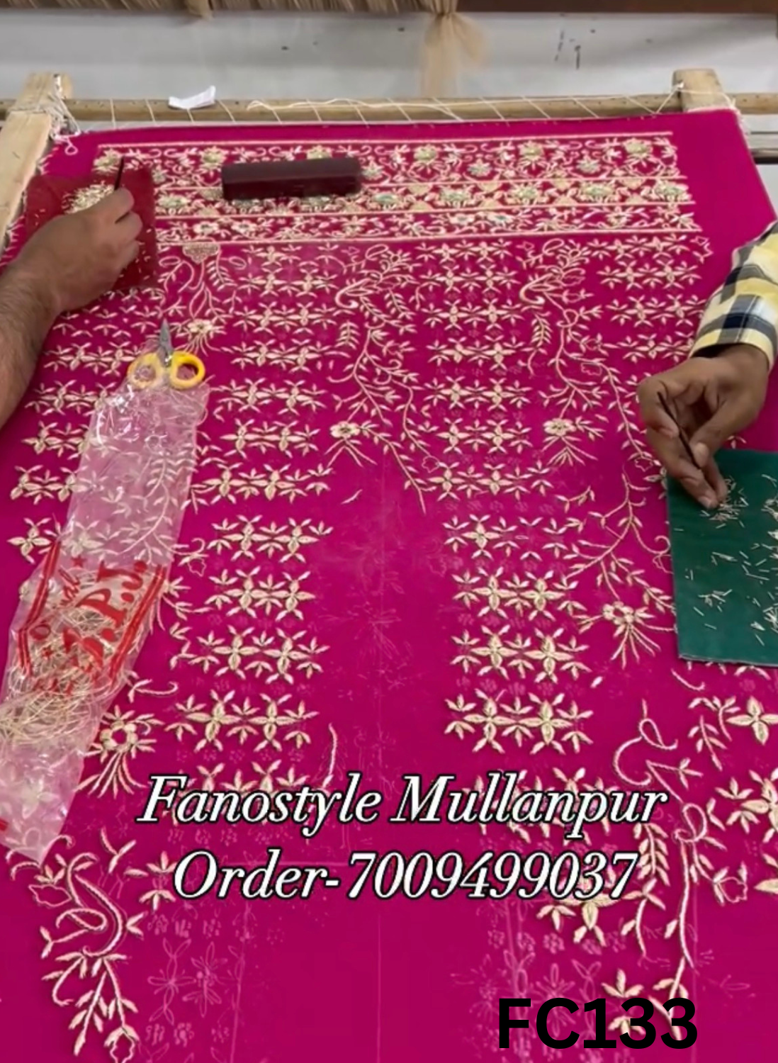 FC133  |  Made To Order (20-25 Days  ) |  Silk Suit | Hot Pink | Bridal Suit | Party Wear | Wedding | Festival | Celebrity | Ring Ceremony