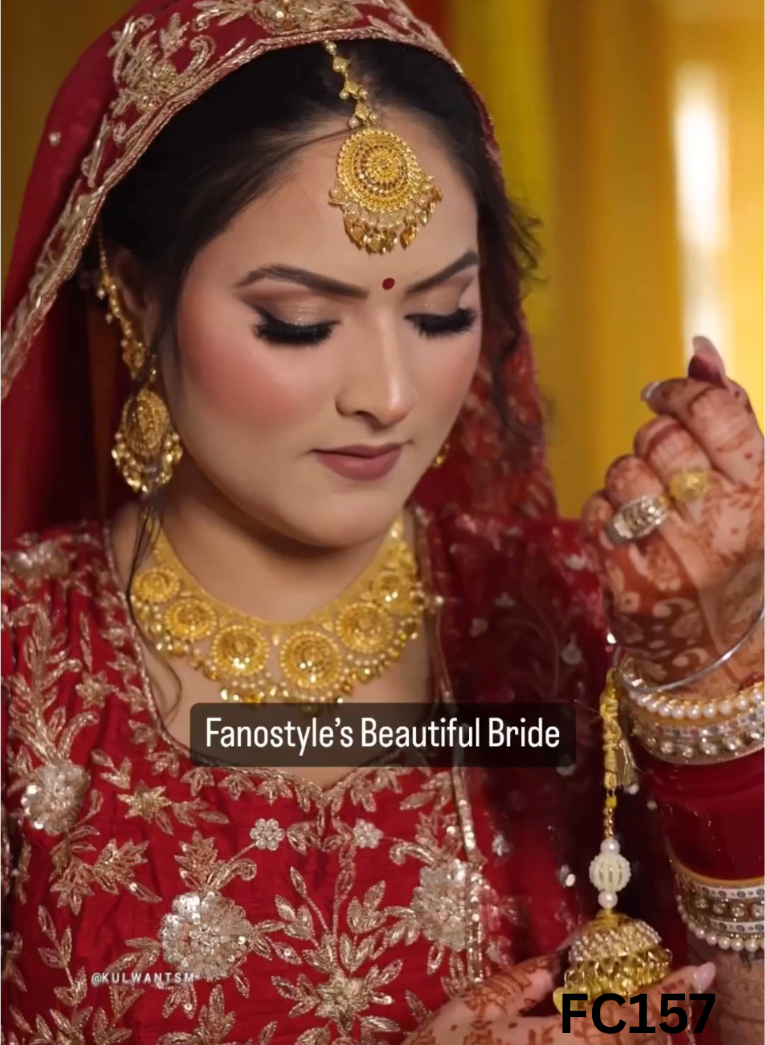 FC157  |  Made To Order (20-25 Days  ) | Silk  Lehenga |  Red  |  Bridal Lehenga  | Party Wear | Wedding | Festival | Celebrity | Ring Ceremony