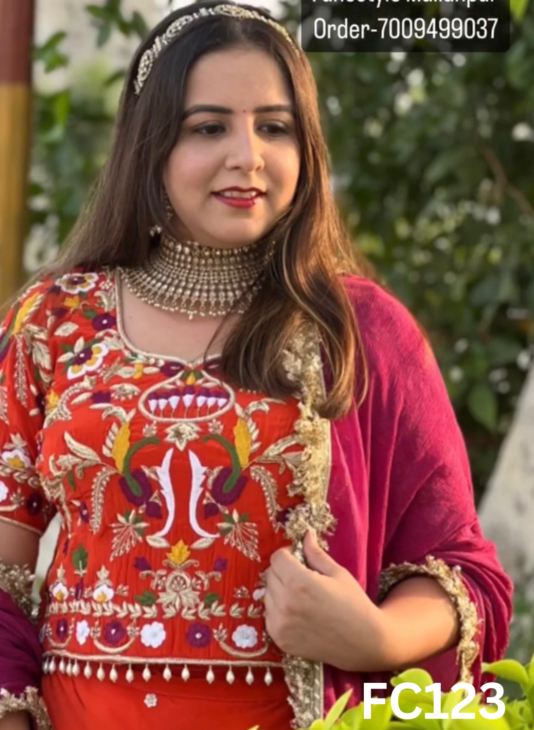 FC123 |  Made To Order (20-25 Days  ) |  Silk  Suit  |  Red   | Party Wear | Wedding | Festival | Celebrity | Ring Ceremony