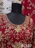 FC117  |  Made To Order (20-25 Days  ) |  Silk Suit |  Mheroon  |  Bridal Suit | Party Wear | Wedding | Festival | Celebrity | Ring Ceremony