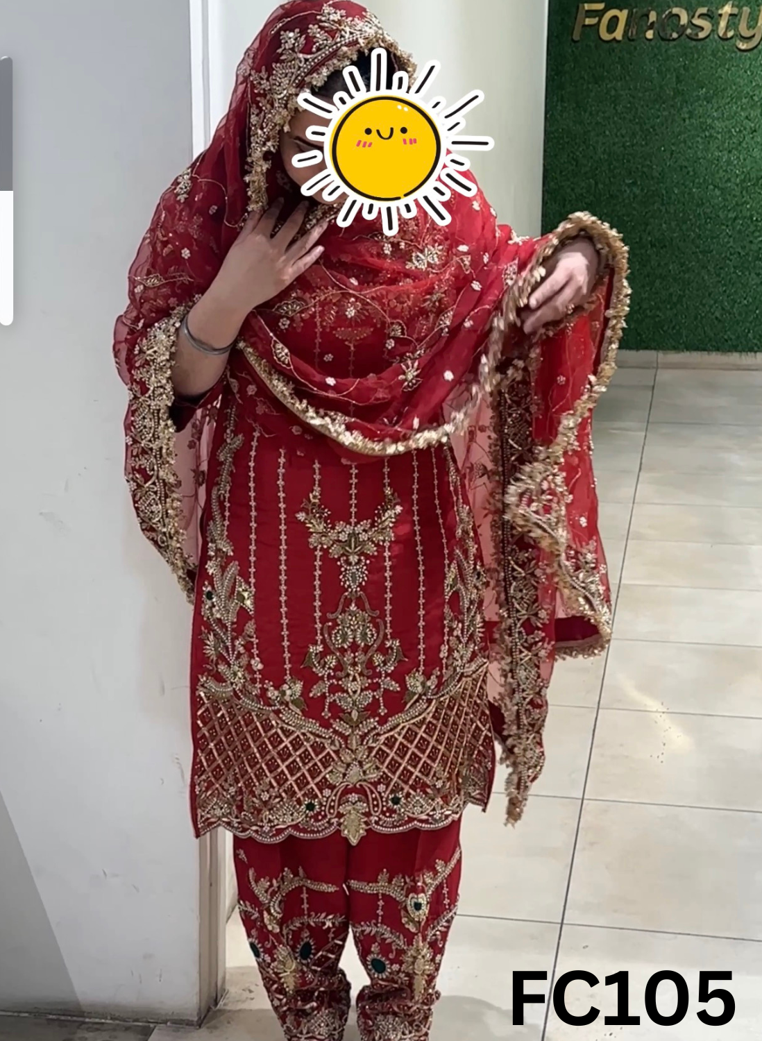 FC105 |  Made To Order (20-25 Days  ) |  Silk Suit |  Mheroon  |  Bridel Suit | Party Wear | Wedding | Festival | Celebrity | Ring Ceremony