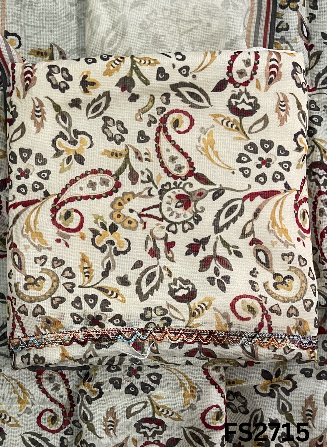 FS2715 | Check Cotton  Suit | Casual wear  | Summer Suits | Regular wear