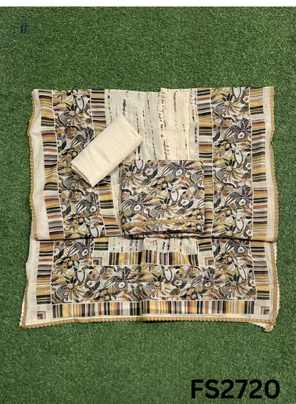 FS2720 | Check Cotton  Suit | Casual wear | Summer Suits | Regular  wear