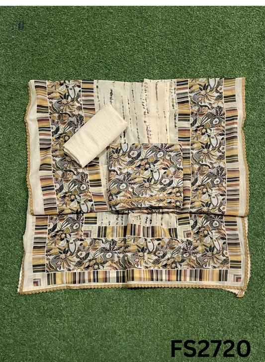 FS2720 | Check Cotton  Suit | Casual wear | Summer Suits | Regular  wear