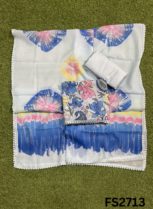 FS2713 | Check Cotton  Suit | Casual wear | Summer Suits | Regular wear