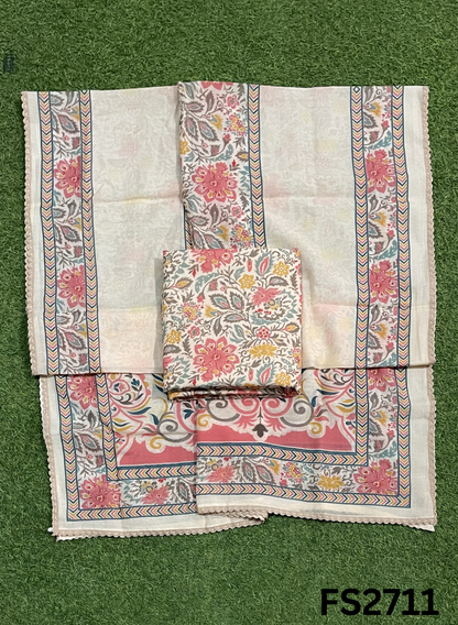 FS2711 | Check Cotton Suit | Casual wear | Summer Suits | Regular  wear