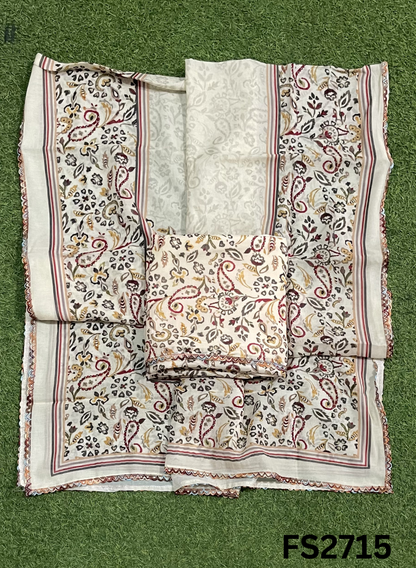 FS2715 | Check Cotton  Suit | Casual wear  | Summer Suits | Regular wear