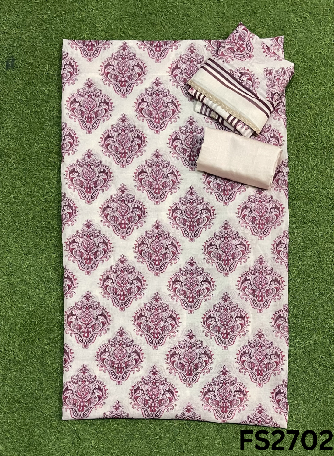 FS2702 | Check Cotton  Suit | Casual wear | Summer Suits | Regular wear