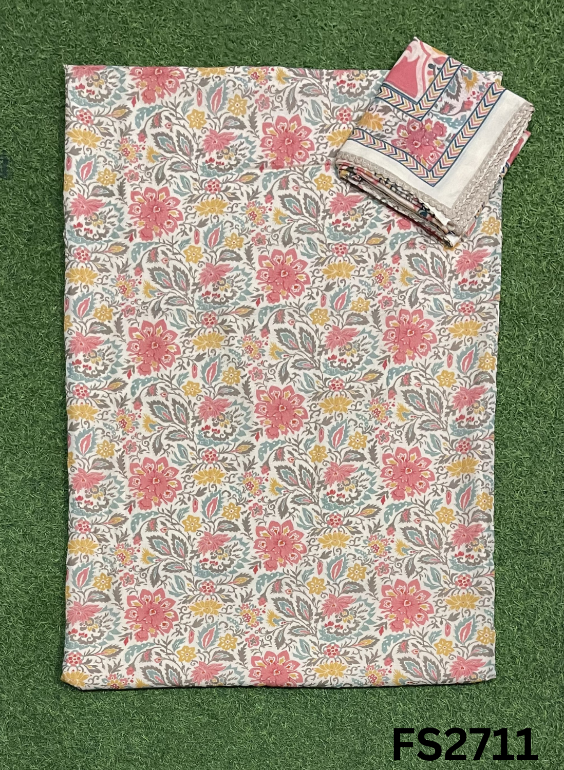 FS2711 | Check Cotton Suit | Casual wear | Summer Suits | Regular  wear