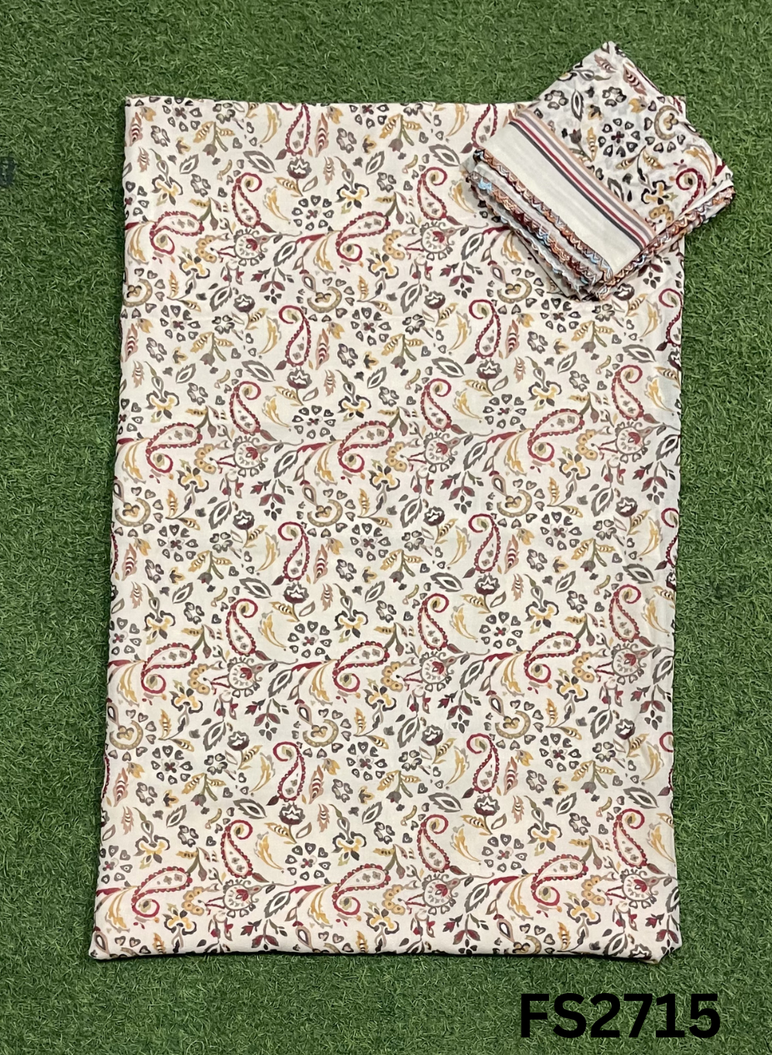 FS2715 | Check Cotton  Suit | Casual wear  | Summer Suits | Regular wear
