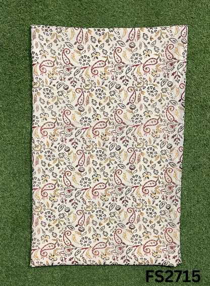 FS2715 | Check Cotton  Suit | Casual wear  | Summer Suits | Regular wear