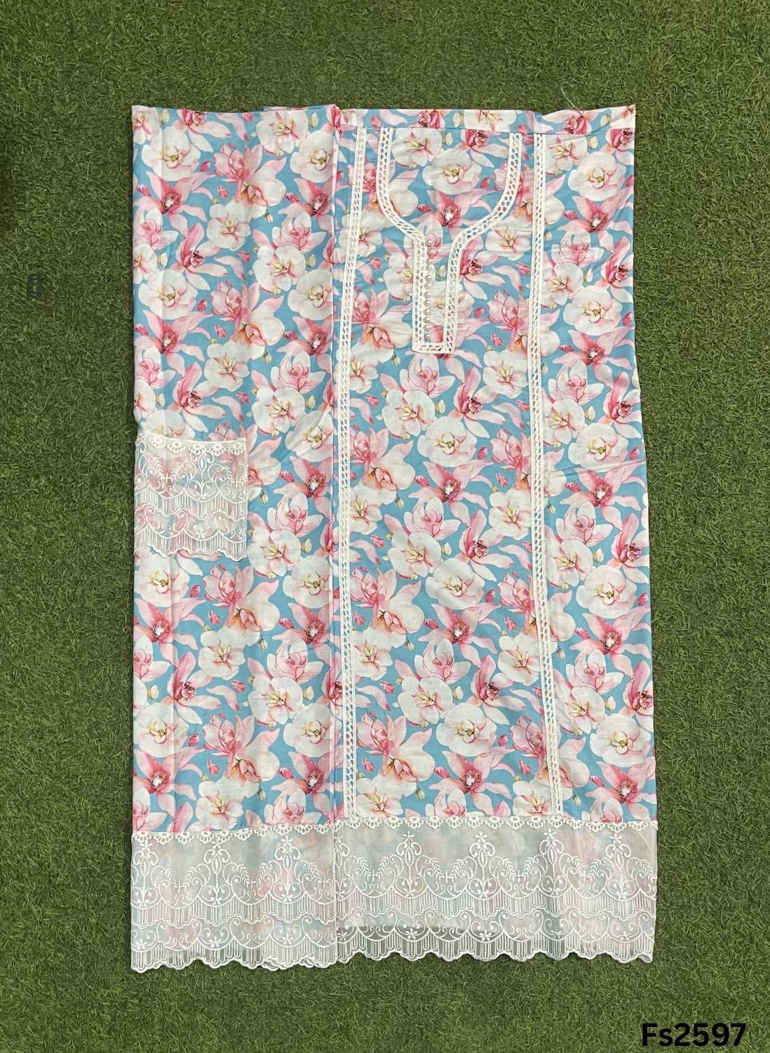 FS2597 | Off-White | Cotton Suit | Casual wear| Summer Suits | Regular wear |