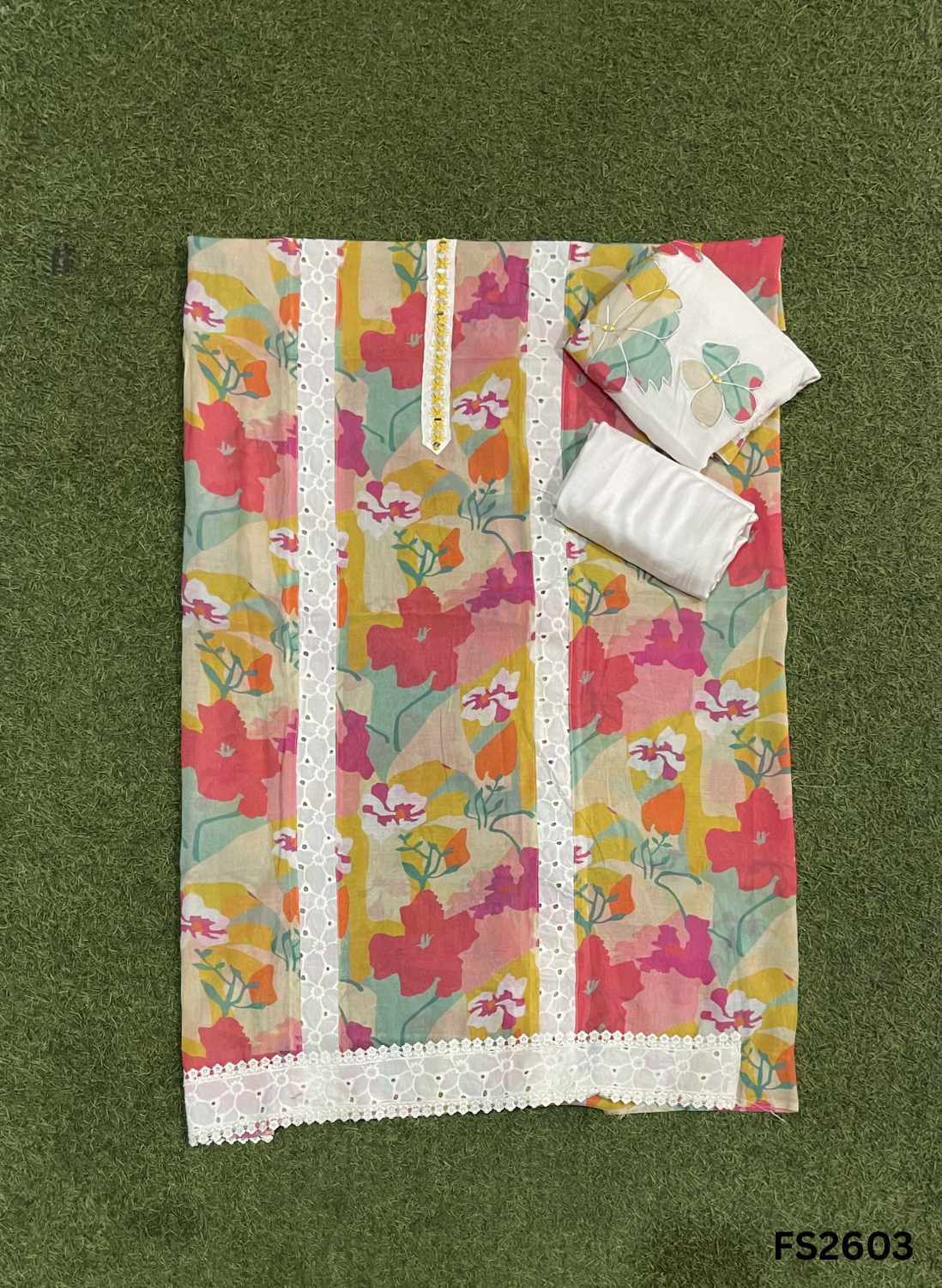 FS2603 | Printed | Cotton suit | Casual wear | Summer Suits | Regular wear