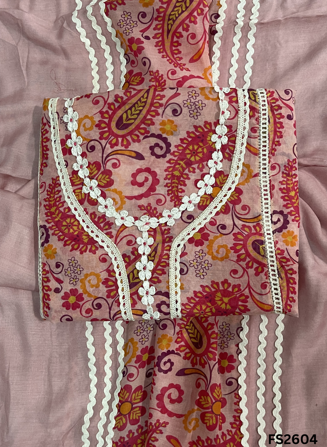 FS2604 | Printed |  Cotton Suit | Casual wear | Summer Suits | Regular wear